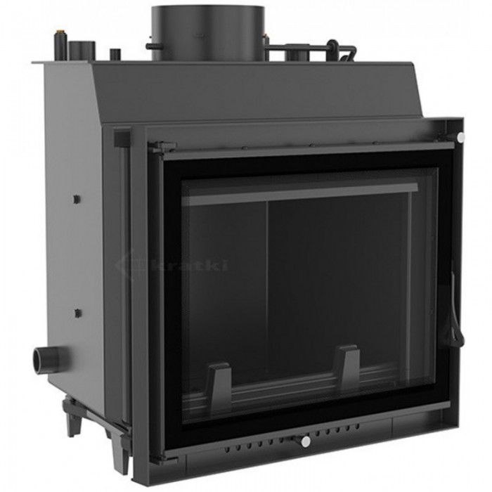 Каминная топка Kratki Antek/PW/W Deco 8 кВт (с водяным контуром)