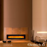 Настенный камин Genius 240 black glass - Гленрич [Электрокамин Гениус 240 - Glenrich]