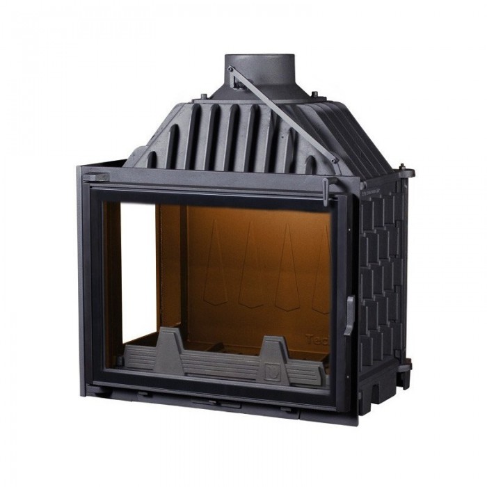 Каминная топка Technical PanTherm 62 nero боковое стекло